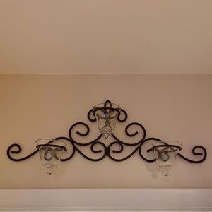 Princess House Metal Iron Wall Sconce